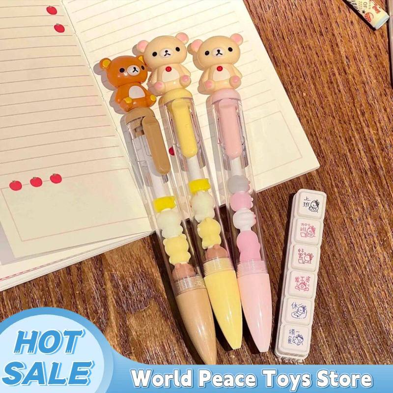 Rilakkuma Bear Sister Gel Pen  - Stationery Supplier review and price
