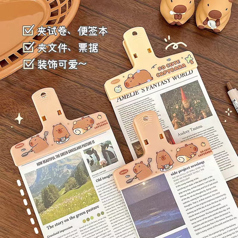 Capybara Binder Clips Kawaii P - Binder Clip Assorted review and price